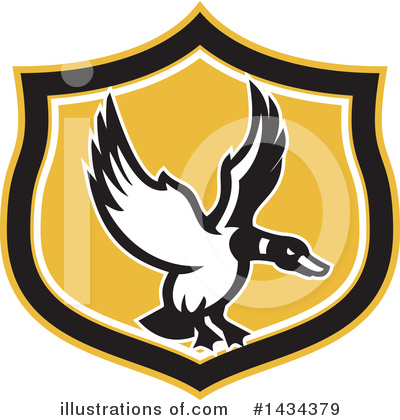 Royalty-Free (RF) Mallard Duck Clipart Illustration by patrimonio - Stock Sample #1434379