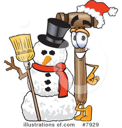Royalty-Free (RF) Mallet Clipart Illustration by Mascot Junction - Stock Sample #7929