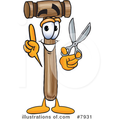 Royalty-Free (RF) Mallet Clipart Illustration by Mascot Junction - Stock Sample #7931