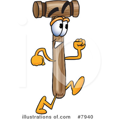 Royalty-Free (RF) Mallet Clipart Illustration by Mascot Junction - Stock Sample #7940