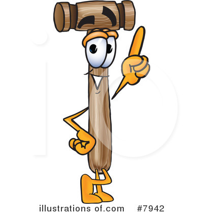 Royalty-Free (RF) Mallet Clipart Illustration by Mascot Junction - Stock Sample #7942