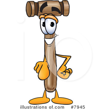 Royalty-Free (RF) Mallet Clipart Illustration by Mascot Junction - Stock Sample #7945
