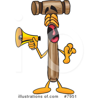 Mallet Clipart #7951 by Mascot Junction