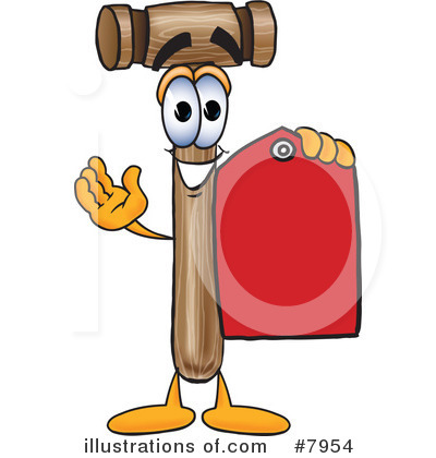 Royalty-Free (RF) Mallet Clipart Illustration by Mascot Junction - Stock Sample #7954