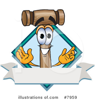 Royalty-Free (RF) Mallet Clipart Illustration by Mascot Junction - Stock Sample #7959