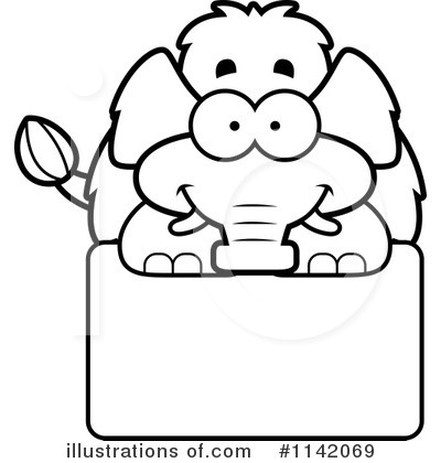 Royalty-Free (RF) Mammoth Clipart Illustration by Cory Thoman - Stock Sample #1142069