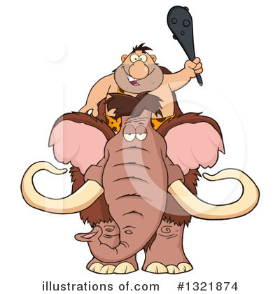 Caveman Clipart #1321874 by Hit Toon