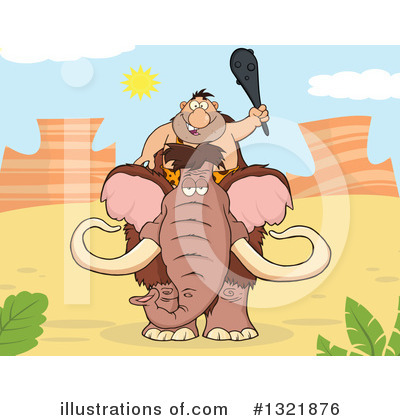 Royalty-Free (RF) Mammoth Clipart Illustration by Hit Toon - Stock Sample #1321876