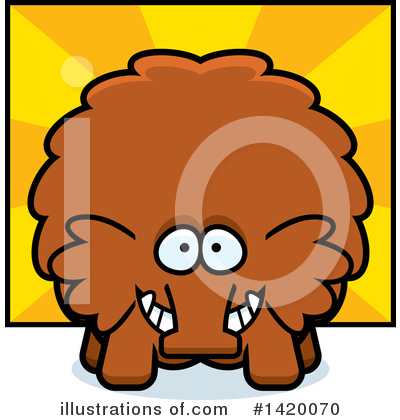 Royalty-Free (RF) Mammoth Clipart Illustration by Cory Thoman - Stock Sample #1420070