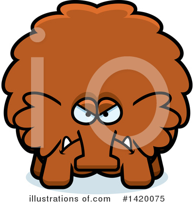 Royalty-Free (RF) Mammoth Clipart Illustration by Cory Thoman - Stock Sample #1420075