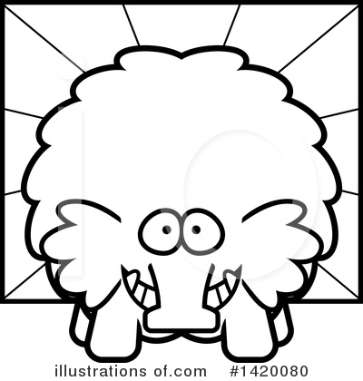 Royalty-Free (RF) Mammoth Clipart Illustration by Cory Thoman - Stock Sample #1420080