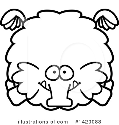 Royalty-Free (RF) Mammoth Clipart Illustration by Cory Thoman - Stock Sample #1420083