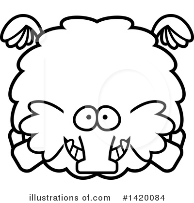 Mammoth Clipart #1420084 by Cory Thoman