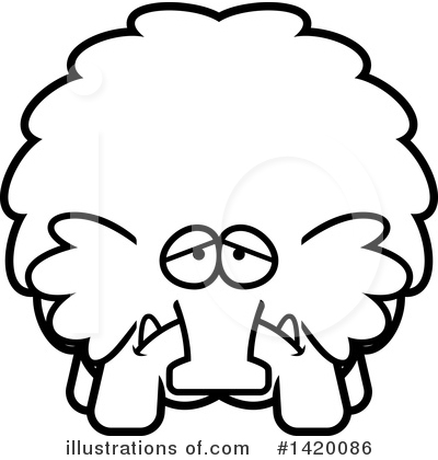 Mammoth Clipart #1420086 by Cory Thoman