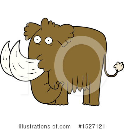 Royalty-Free (RF) Mammoth Clipart Illustration by lineartestpilot - Stock Sample #1527121