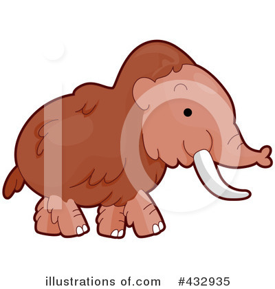 Royalty-Free (RF) Mammoth Clipart Illustration by BNP Design Studio - Stock Sample #432935