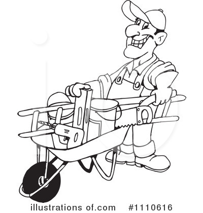 Construction Clipart #1110616 by Dennis Holmes Designs