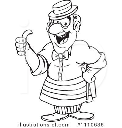 Royalty-Free (RF) Man Clipart Illustration by Dennis Holmes Designs - Stock Sample #1110636