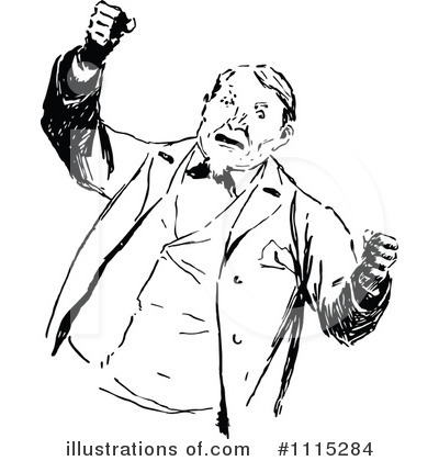 Royalty-Free (RF) Man Clipart Illustration by Prawny Vintage - Stock Sample #1115284