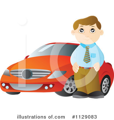 Car Salesman Clipart #1129083 by YUHAIZAN YUNUS