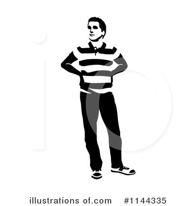 Royalty-Free (RF) Man Clipart Illustration by Frisko - Stock Sample #1144335