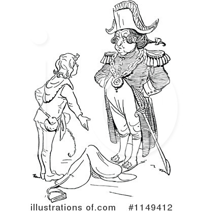 Royalty-Free (RF) Man Clipart Illustration by Prawny Vintage - Stock Sample #1149412
