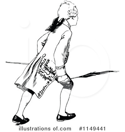 Royalty-Free (RF) Man Clipart Illustration by Prawny Vintage - Stock Sample #1149441