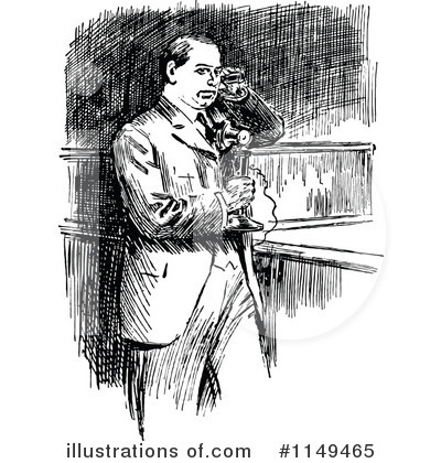 Royalty-Free (RF) Man Clipart Illustration by Prawny Vintage - Stock Sample #1149465