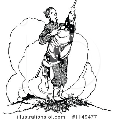 Royalty-Free (RF) Man Clipart Illustration by Prawny Vintage - Stock Sample #1149477
