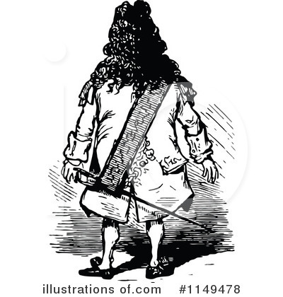 Royalty-Free (RF) Man Clipart Illustration by Prawny Vintage - Stock Sample #1149478