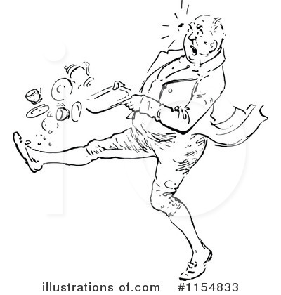 Royalty-Free (RF) Man Clipart Illustration by Prawny Vintage - Stock Sample #1154833