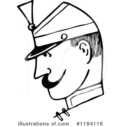 Royalty-Free (RF) Man Clipart Illustration by Prawny Vintage - Stock Sample #1184116