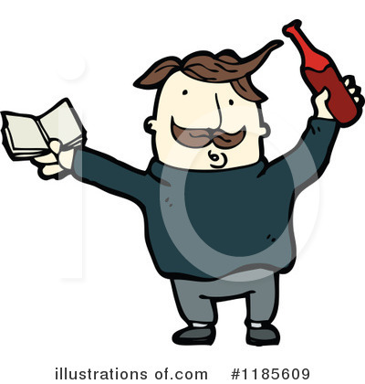 Royalty-Free (RF) Man Clipart Illustration by lineartestpilot - Stock Sample #1185609