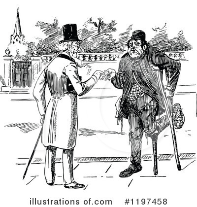 Royalty-Free (RF) Man Clipart Illustration by Prawny Vintage - Stock Sample #1197458