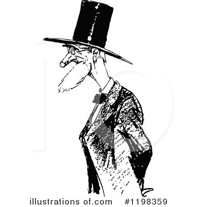 Top Hat Clipart #1198359 by Prawny Vintage