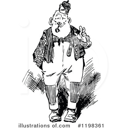 Royalty-Free (RF) Man Clipart Illustration by Prawny Vintage - Stock Sample #1198361