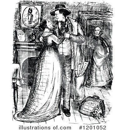 Royalty-Free (RF) Man Clipart Illustration by Prawny Vintage - Stock Sample #1201052