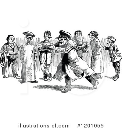Royalty-Free (RF) Man Clipart Illustration by Prawny Vintage - Stock Sample #1201055