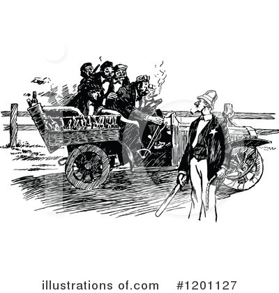 Royalty-Free (RF) Man Clipart Illustration by Prawny Vintage - Stock Sample #1201127