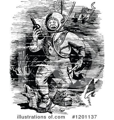 Royalty-Free (RF) Man Clipart Illustration by Prawny Vintage - Stock Sample #1201137