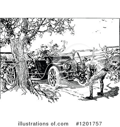 Driving Clipart #1201757 by Prawny Vintage