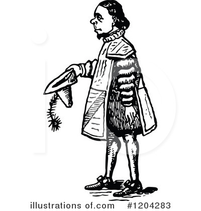 Royalty-Free (RF) Man Clipart Illustration by Prawny Vintage - Stock Sample #1204283