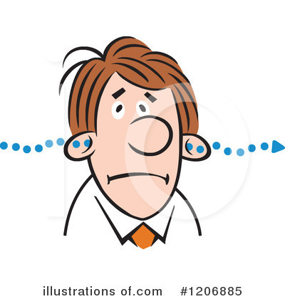 Forgetful Clipart #1206885 by Johnny Sajem