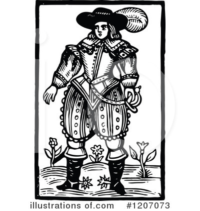 Royalty-Free (RF) Man Clipart Illustration by Prawny Vintage - Stock Sample #1207073