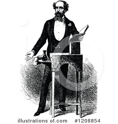 Royalty-Free (RF) Man Clipart Illustration by Prawny Vintage - Stock Sample #1208854