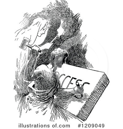 Royalty-Free (RF) Man Clipart Illustration by Prawny Vintage - Stock Sample #1209049
