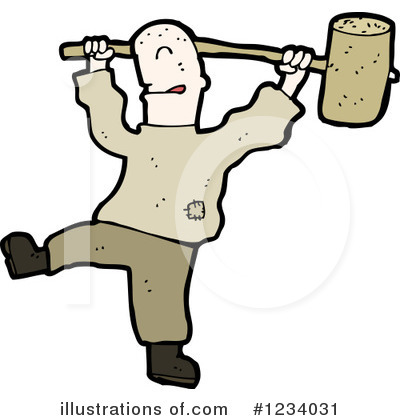 Royalty-Free (RF) Man Clipart Illustration by lineartestpilot - Stock Sample #1234031