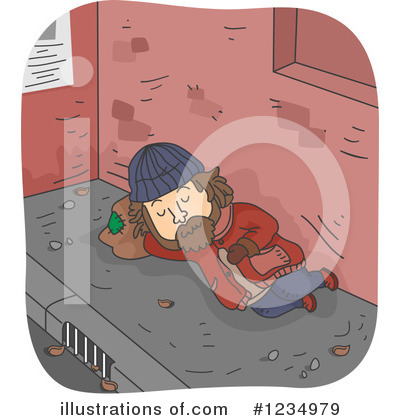 Homeless Clipart #1234979 by BNP Design Studio