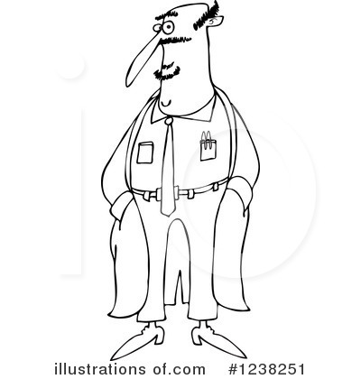 Royalty-Free (RF) Man Clipart Illustration by djart - Stock Sample #1238251