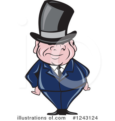 Royalty-Free (RF) Man Clipart Illustration by patrimonio - Stock Sample #1243124